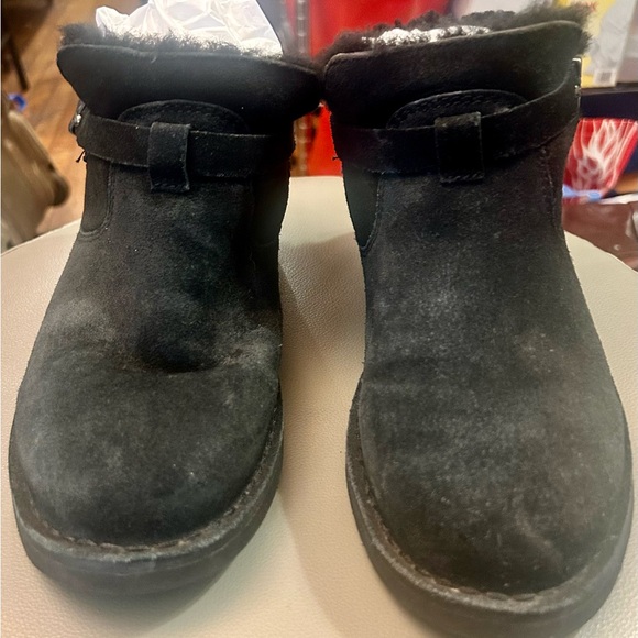 UGG Shoes - Black Suede Ankle Boots